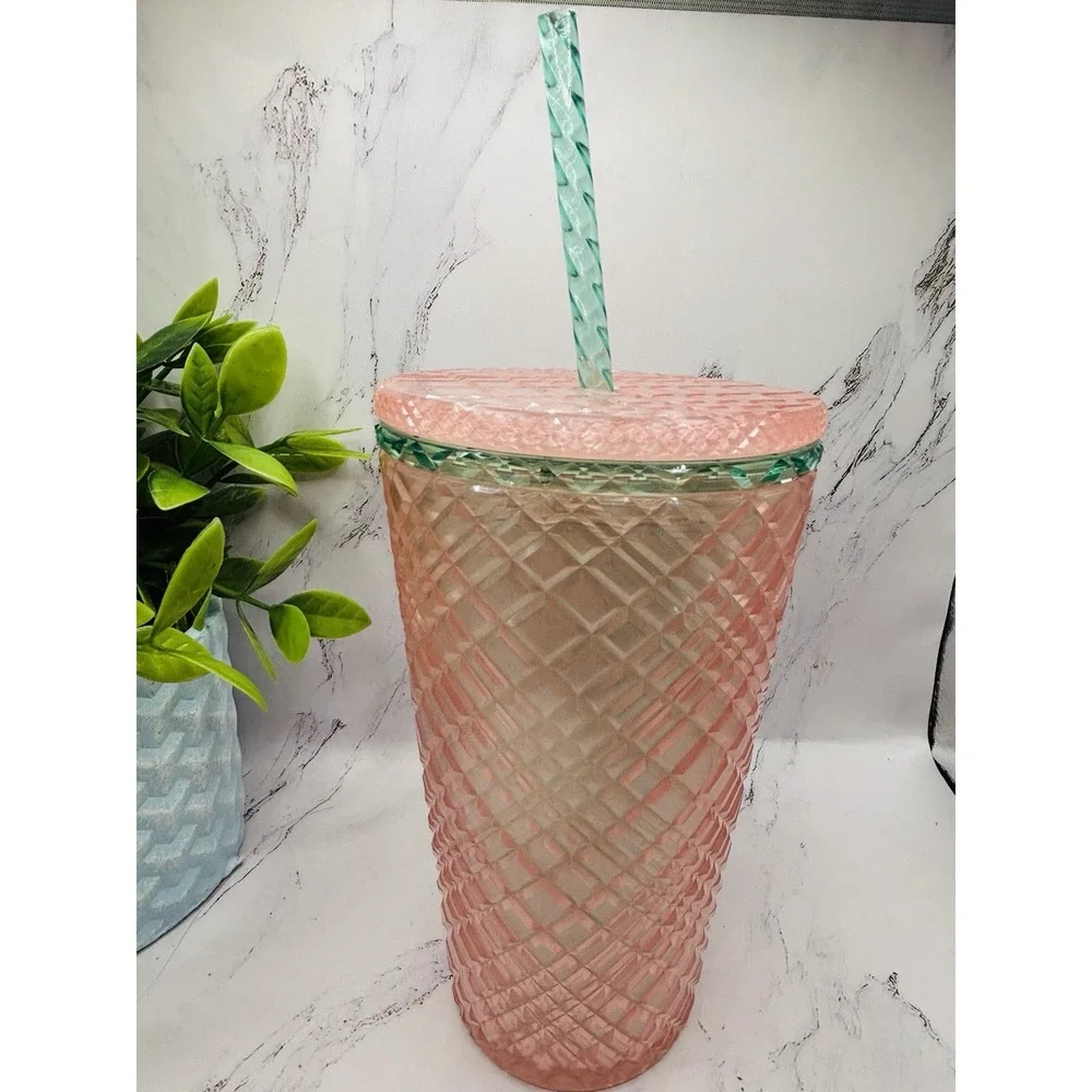 Starbucks Summer Jeweled Pearl Pink 16oz Grande Cold Cup Tumbler‎ 2021
